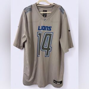 Amon-Ra St. Brown Nike Detroit Lions Grey Atmosphere Football Jersey Sz XXL